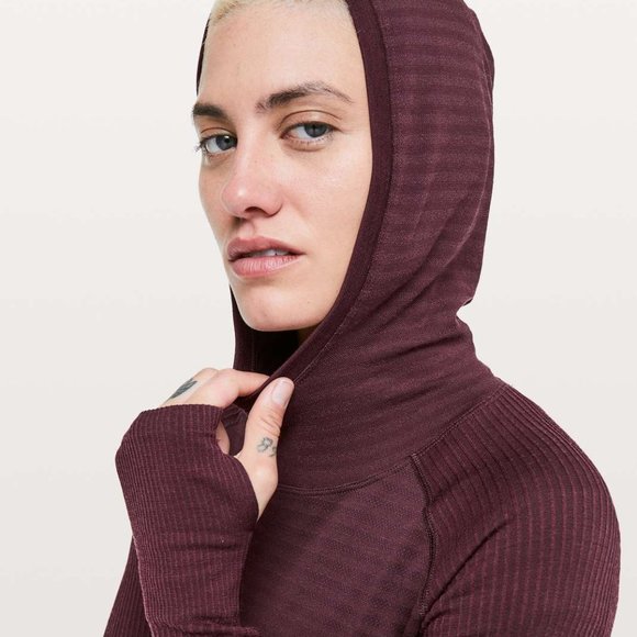 Lululemon Keep The Heat Thermal Hoodie Dark Adobe - Picture 3 of 16